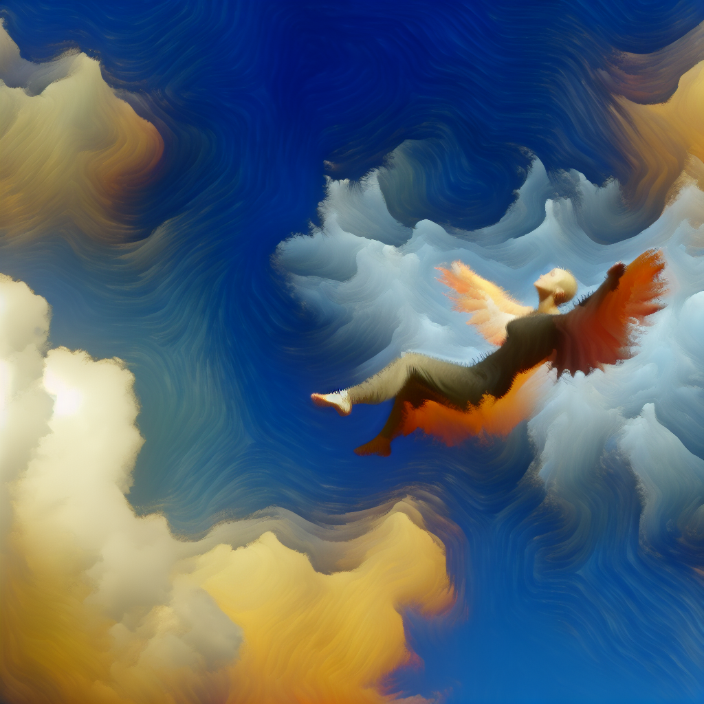Graceful Flight: Embracing Unrestricted Freedom A bird flying gracefully, representing the beauty of unrestricted freedom.
