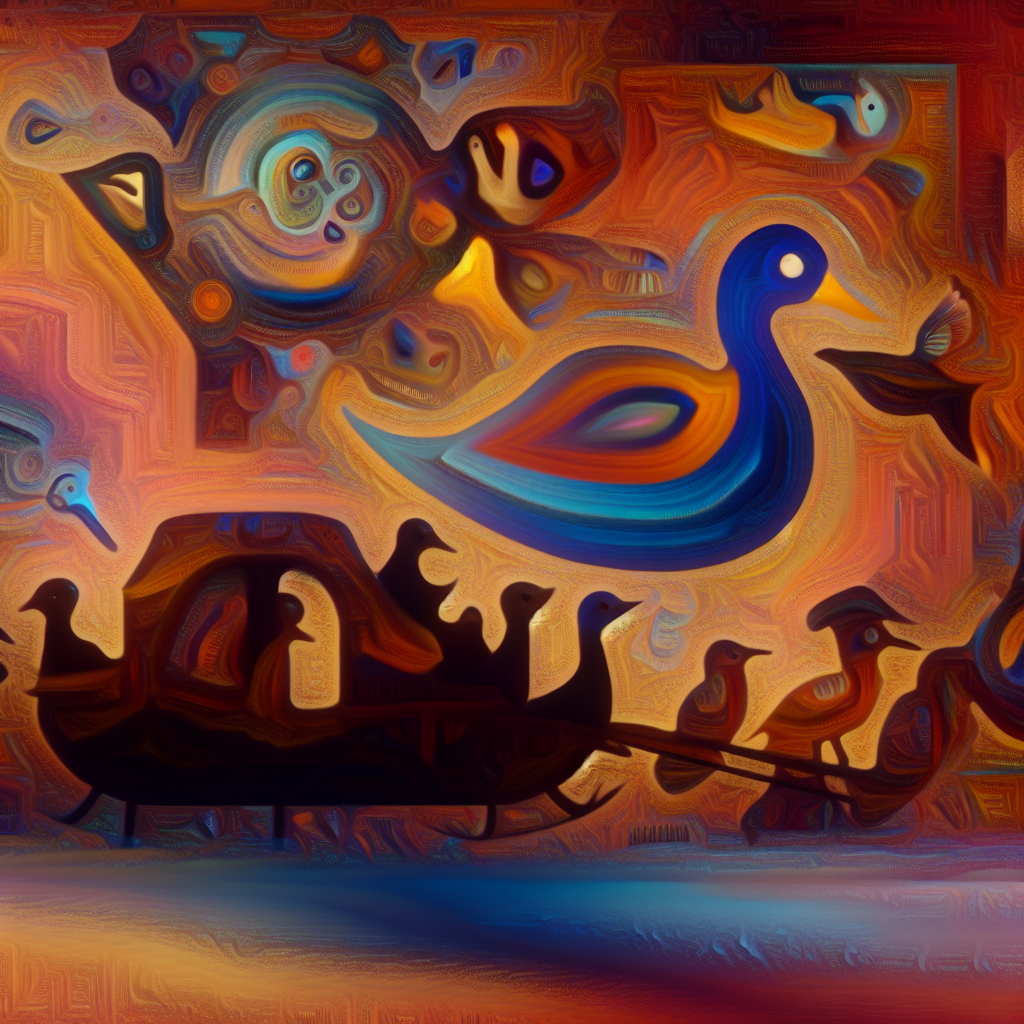 Symbolic representation of emotional support through a duck in a dream Symbolic representation of emotional support through a duck in a dream