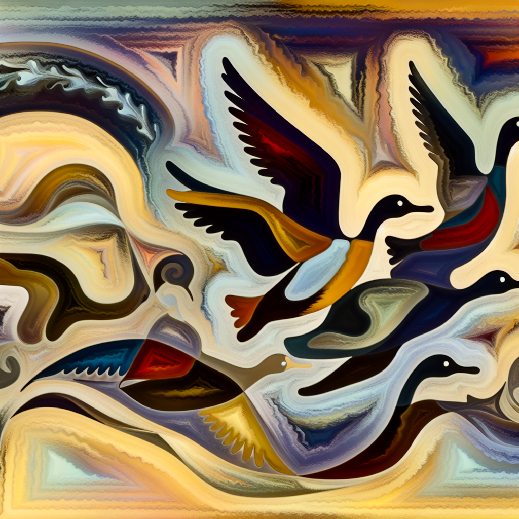 A serene image of a duck highlighting its role in dreams about rescue A serene image of a duck highlighting its role in dreams about rescue